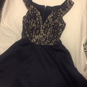 Navy blue dress